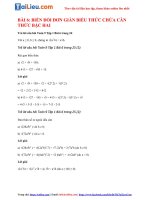 Tải Giải Toán lớp 9 trang 24, 25, 26, 27 SGK Tập 1 (Chính xác nhất)