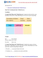 Tải Giải Tiếng Anh 7 Unit 3 Looking back trang 36 Global Success Kết nối tri thức