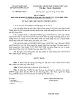 QĐ DMTL UBND huyện Thường Xuân