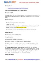 Tải Giải Tiếng Anh 7 Unit 6 Communication trang 64, 65 Global Success Kết nối tri thức