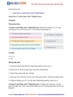 Tải Giải Tiếng Anh 7 Unit 1 A closer look 2 trang 11, 12 Global Success Kết nối tri thức