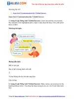 Tải Giải Tiếng Anh 7 Unit 2 Communication trang 22 Global Success Kết nối tri thức