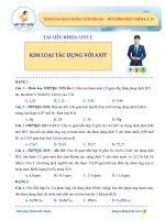 FILE 20211017 173534 KIM LOẠI tác DỤNG với AXIT 