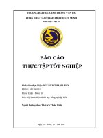 BÁOCÁOTHỰCTẬPTỐTNGHIỆP công ty TNHH savills việt nam 