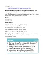 Tải Giải Tiếng Anh 7 Unit 3 Language Focus trang 39 - Friends plus Chân trời sáng tạo