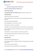 Tải Giải Tiếng Anh 7 Unit 4 Getting started trang 40, 41 Global Success Kết nối tri thức