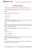 Tải Soạn Công Nghệ lớp 6 Ôn tập Chương 3 - Chân trời sáng tạo