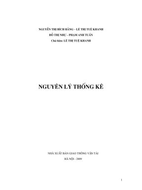 Giao trinh nguyen ly thong ke