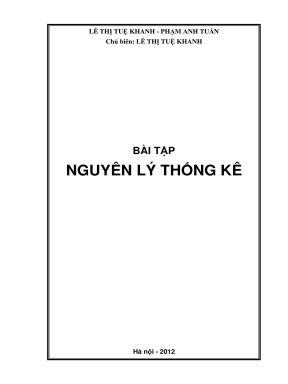 giao trình bai tap nguyen ly thong ke