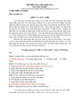 Đề thi giữa học kỳ 2 Ngữ văn 7 có đáp án sách Kết nối tri thức