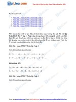 Tải Giải VBT Toán lớp 1 trang 32 Tập 1 Bài 27 đầy đủ