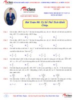 HKG   b8   BT tỉ số thể tích khối chóp 