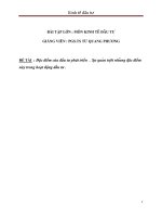 Đặc điểm của đầu tư phát triển  sự quán triệt những đặc điểm trong hoạt động đầu tư 