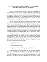 Chuyên đề một số giải pháp thu hút khách hàng và tăng trưởng cho bảo hiểm nhân thọ 