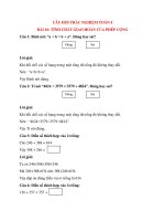 21 cau trac nghiem tinh chat giao hoan cua phep cong co dap an toan lop 4 