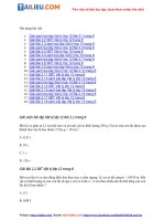 Giải SBT vật lý 12 bài 2 con lắc lò xo chính xác, trang 8, 9, bao gồm lời giải trong sách bài tập 