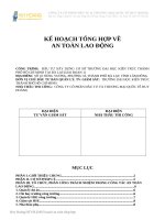 Kế hoạch an toàn tổng hợp TT 04 2017 BXD 