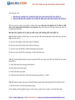 Câu hỏi trắc nghiệm lịch sử 12 bài 26 đất nước trên đường đổi mới (phần 2) (có đáp án) FILE PDF 