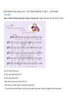 bai hat ba chau trang 101 102 tieng viet lop 2 tap 1 canh dieu v8xpp 