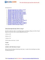 Giải SBT vật lý 12 bài 3 con lắc đơn chính xác, trang 9, 10, 11, bao gồm lời giải trong sách bài tập 