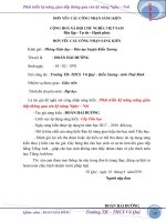 SKKN 2019   2020 phát triển kỹ năng giao tiếp thông qua rèn kỹ năng nói 