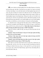 Hoàn thiện công tác tổ chức lập và phân tích bảng cân đối kế toán tại công ty TNHH tường phát 