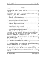 (Luận văn học viện tài chính) rủi ro trong hoạt động tín dụng tại ngân hàng BIDV– chi nhánh cầu giấy và biện pháp phòng ngừa 