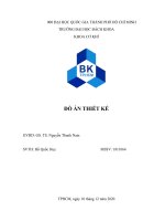 ĐỀ TÀI ĐỀ SỐ 20: THIẾT KẾ HỆ THỐNG DẪN ĐỘNG BĂNG TẢI