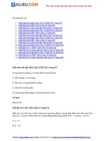 Giải SBT vật lý 12 bài 20 mạch dao động chính xác, trang 53, 54, 55, 56, bao gồm lời giải trong sách bài tập 