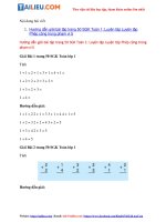 Tải Giải Toán lớp 1 trang 50 SGK: Luyện tập Phép cộng trong phạm vi 5 đầy đủ