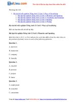 Bài tập trắc nghiệm tiếng anh lớp 12 unit 3 ways of socialising có đáp án file PDF 