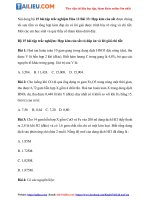 Bộ câu hỏi trắc nghiệm hóa học 12 bài 33 file PDF 