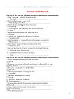 BAI TAP VIET LAI CAU   CO MAI PHUONG  