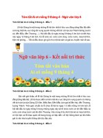 8 mau tom tat ai oi mong 9 thang 4 hay ngan gon 