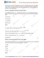 12 câu hỏi trắc nghiệm toán lớp 11 hoán vị   chỉnh hợp   tổ hợp (phần 2) có đáp án 