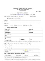 Hợp đồng lao động Mẫu hợp đồng lao động