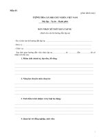 Mẫu bản nhận xét đánh giá kết quả tập sự (5 mẫu) Bản nhận xét của người hướng dẫn tập sự