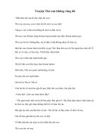 Truyện Thỏ con không vâng lời (Có file nghe MP3) Đọc truyện cổ tích Việt Nam