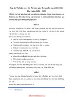 Đáp án Tự luận cuộc thi An toàn giao thông cho nụ cười trẻ thơ lớp 3 năm 2021 - 2022 Đáp án An toàn giao thông cho nụ cười trẻ thơ lớp 3 (Học sinh)