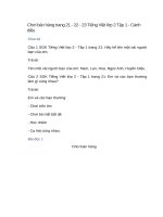 choi ban hang trang 21 22 23 tieng viet lop 2 tap 1 canh dieu 