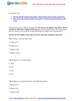 câu hỏi trắc nghiệm công nghệ 11 bài 20 khái quát về động cơ đốt trong có đáp án 