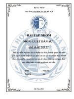 Hãy sưu tầm một bản án sơ thẩm của toà án liên quan đến việc giải quyết tranh chấp về xác định các tài sản là di sản thừa kế mà theo quan điểm của nhóm 