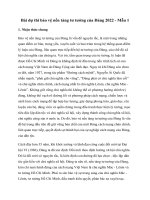 Bài dự thi bảo vệ nền tảng tư tưởng của Đảng trong tình hình mới 2022 Cuộc thi viết “Bảo vệ nền tảng tư tưởng của Đảng trong tình hình mới” lần thứ 2 năm 2022 - 2023