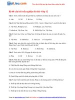 60 câu hỏi trắc nghiệm lịch sử 12 bài 4 có đáp án chi tiết 