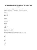 8 cau trac nghiem so thap phan ket noi tri thuc co dap an toan 6 