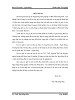 (Luận văn đại học thương mại) chất lƣợng dịch vụ cho vay tiêu dùng tại ngân hàng nông nghiệp và phát triển nông thôn – chi nhánh thủ đô 