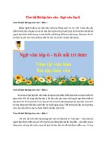 7 mau tom tat bai tap lam van 2022 hay ngan gon 