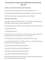 Báo cáo kết quả ngày hội đại đoàn kết toàn dân tộc năm 2021 Báo cáo kết quả ngày đại đoàn kết khu dân cư 2021