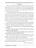 hoàn thiện tổ chức lập và phân tích bảng cân đối kế toán tại công ty TNHH ôtô hoa m 