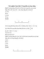 11 cau trac nghiem trung diem cua doan thang chan troi sang tao co dap an toan 6 